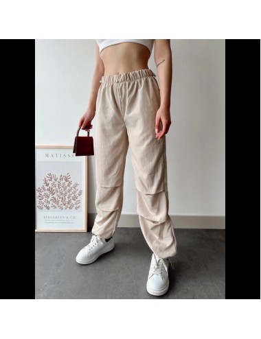 Paraşüt pantolon bej 